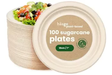 Platos compostables - HAAGO