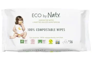 Toallitas compostables húmedas - Eco by Naty